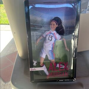 Alex Morgan soccerBarbie: captain of US women national team. USWNT